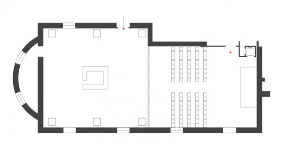 08 sala semplicitaperfetta letizia COCKTAILTHEATRE 560x296 1 Domus Pacis Hotel Assisi Apartments